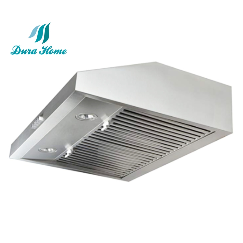 Contemporary Black Kitchen Hood Cooker Hood Range Hood Chimney with 900 Cfm and Low Noise