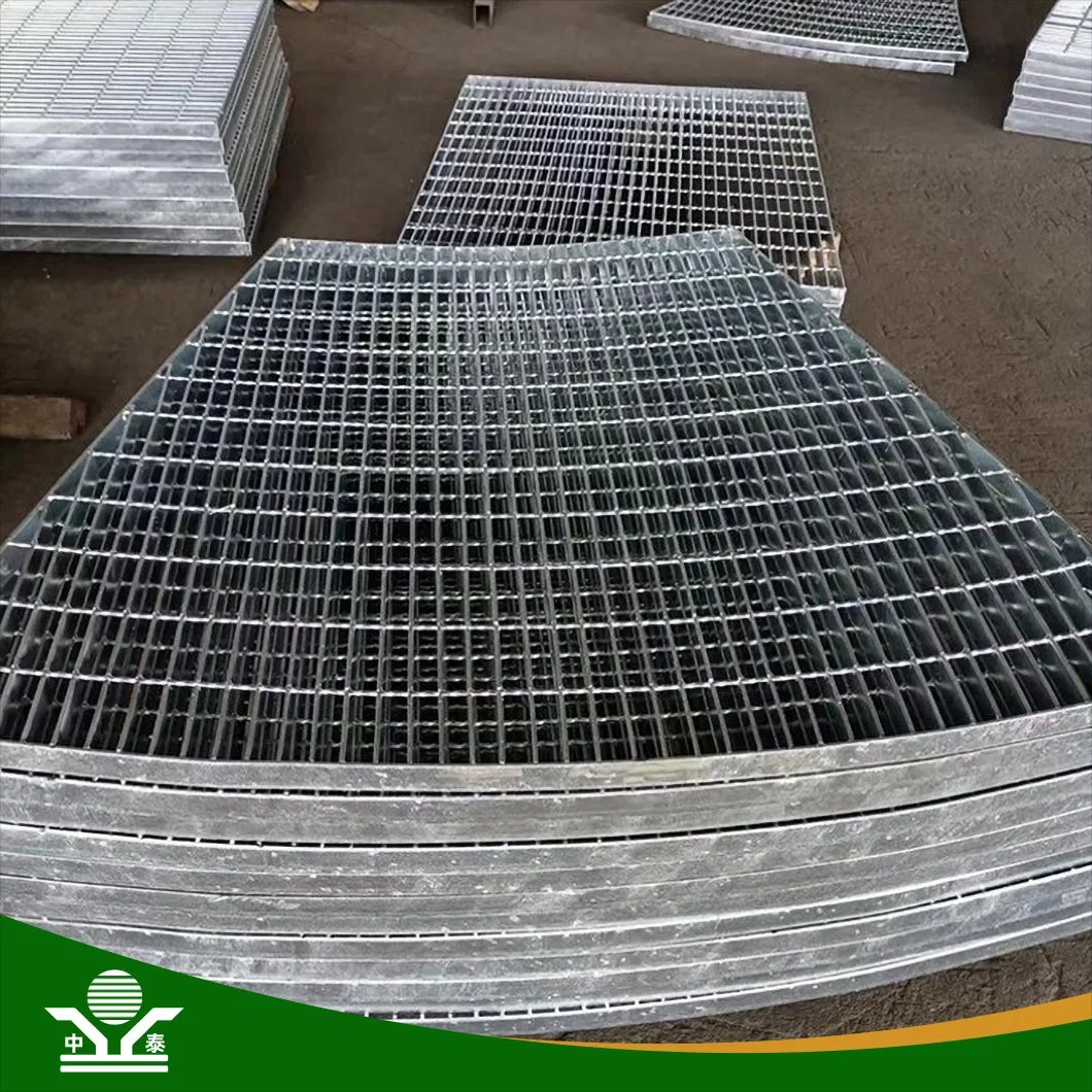 Zhongtai Square Shape 1" X 5/16" China Steel Drain Grates Suppliers Hdsgw22-02 Galvanized Mild Steel Grating Used for Industrial Truck
