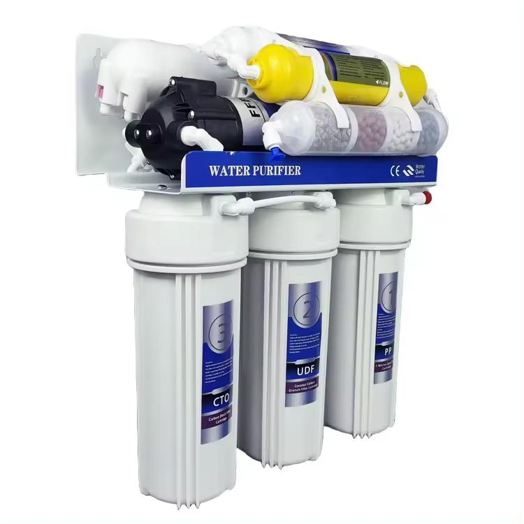 Advanced Domestic 7 Stage RO Water Filter Purifier System with Steel Bracket