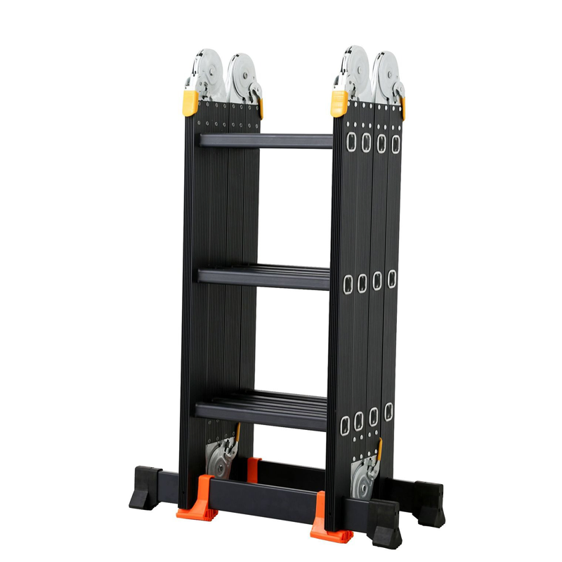 Aluminum Alloy Adjustable Folding Work Ladder Multi Purpose Step Ladder
