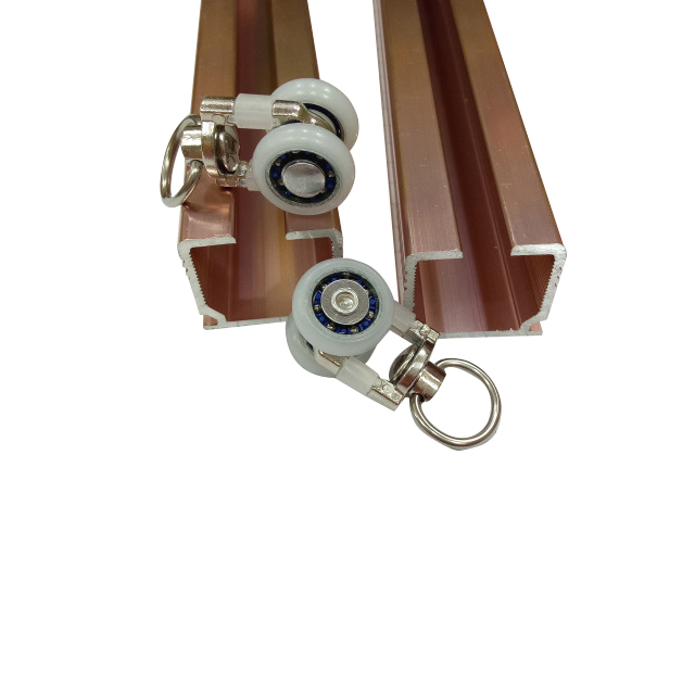 Shanghai Top Quality Color Anodized Aluminum Curtain Rail Track