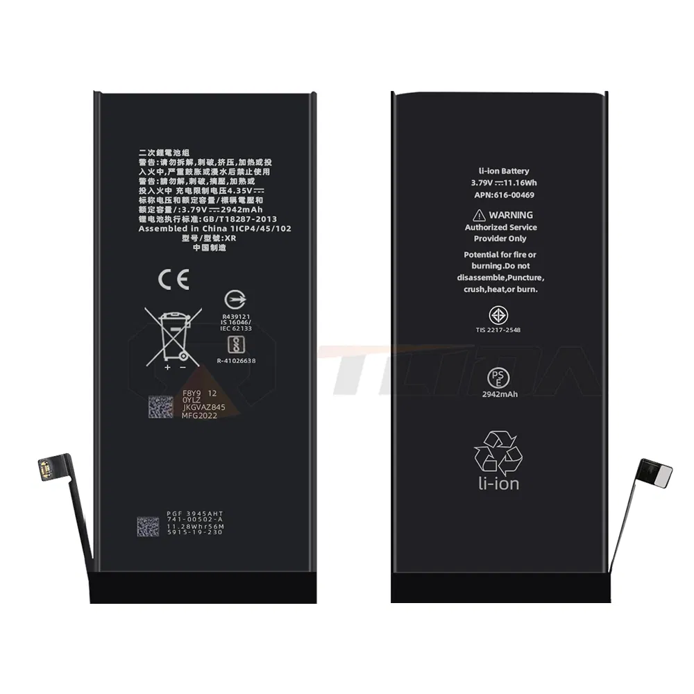for iPhone X/Xs/Xsmax/11/12/13/14 PRO Max/Mini/Xr Capacity Battery