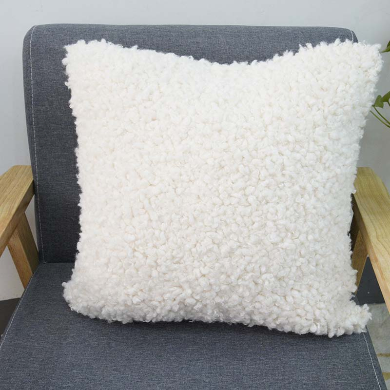 Teddy Fur Cushion of Pillow Wholesale Chair Sofa Cover Pillowcase