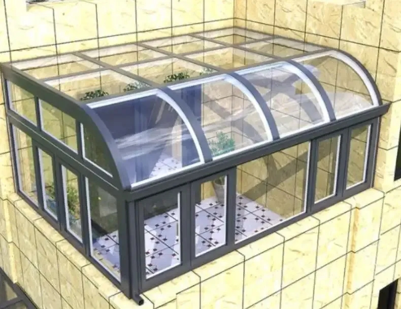 4 Season Aluminium Glass Sunrooms for Solarium