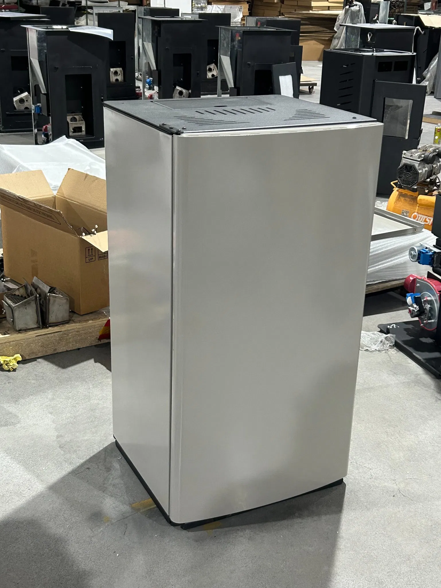 Домашняя печь на пеллетах с термостатом и пультом