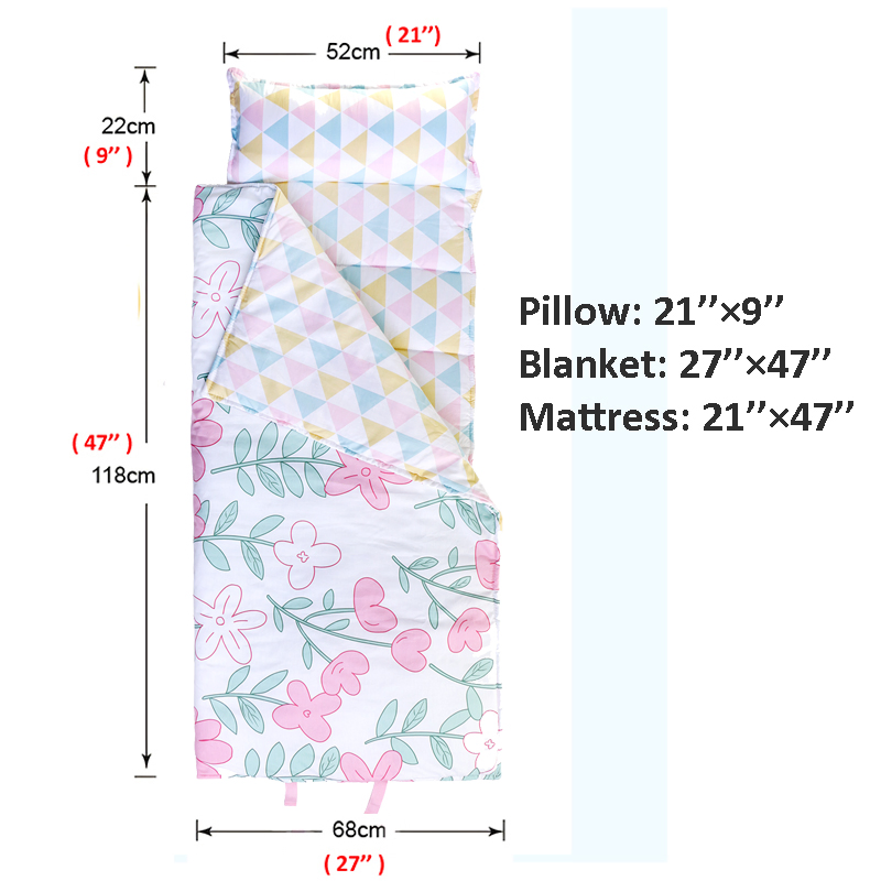 Preschool Daycare Rolled Sleeping Rest Mat Toddler Nap Mat