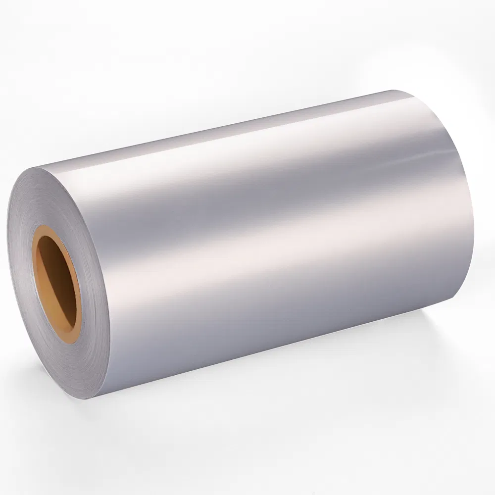 Customized Restickable Inkjet Printers sticker label material rollo jumbo Matte Silver PET