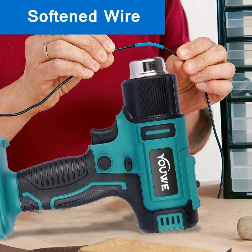 Tools Cordless Heat Gun 20V Max Lithium-Ion Battery Hot Air Gun Kit