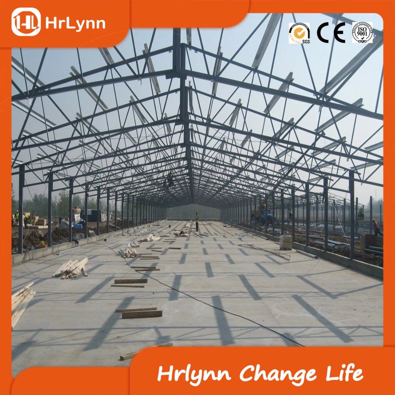 Construction of High-Rise Prefabricated Steel Structures in Warehouses and Workshops