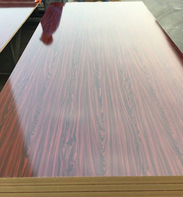 Linyi Consmos 4*8' 18mm Melamine Paper Faced Plywood for Furniture