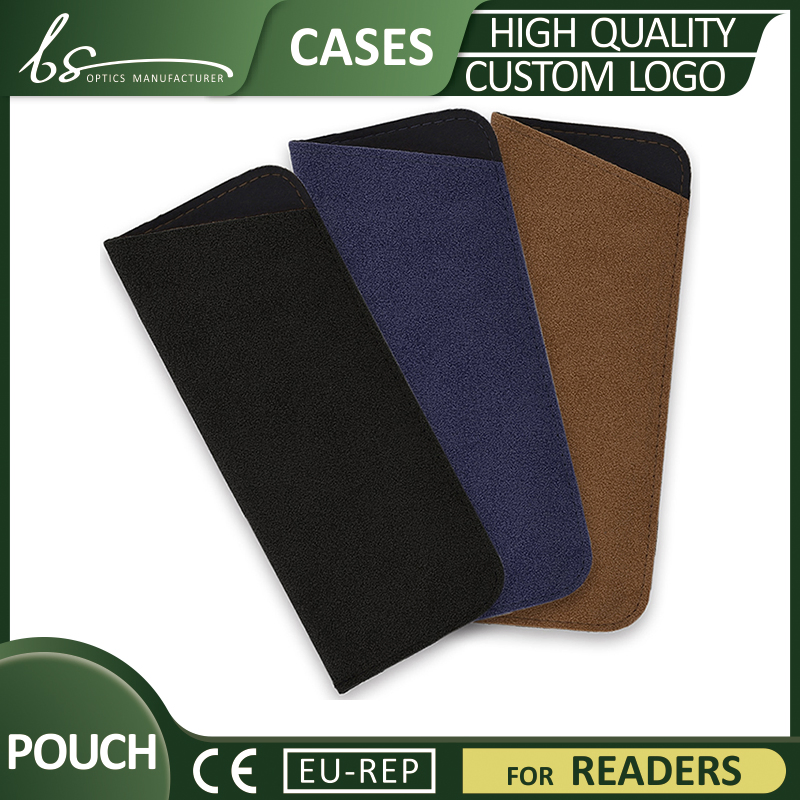 Cheap Wholesale Promotional Durable Custom Eyewear Reading Glasses Case Pouch