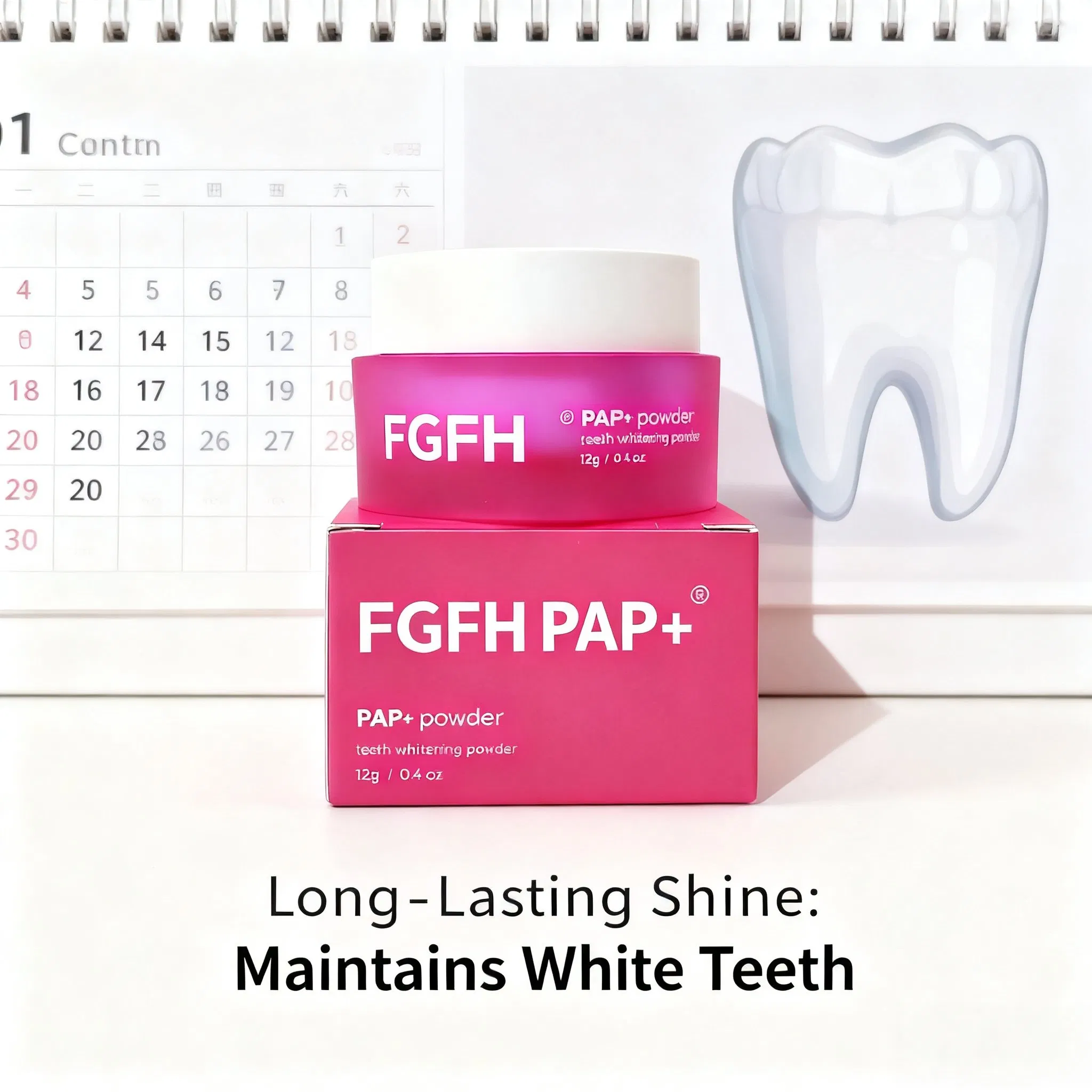 Herbal Whitening Tooth Powder Freshens Breath Removes Stains Brightens Teeth