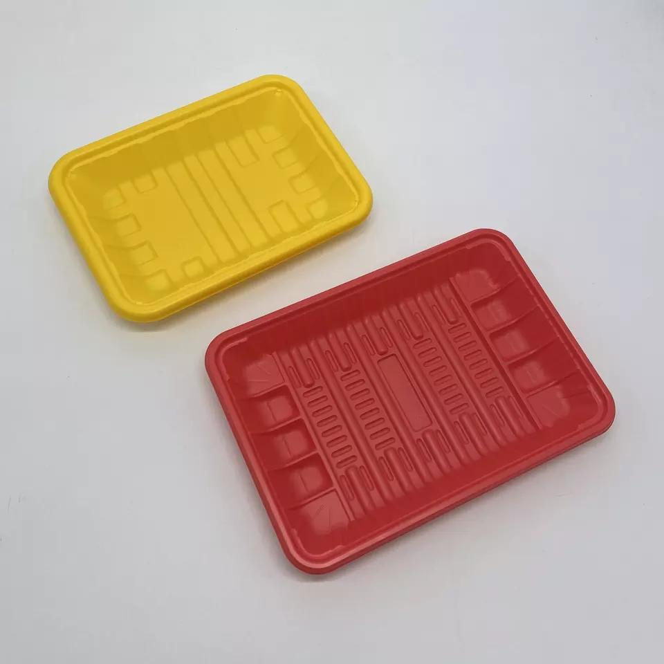 Sustainable PLA Disposable Trays for Fresh Meat, Fruits, and Veggies