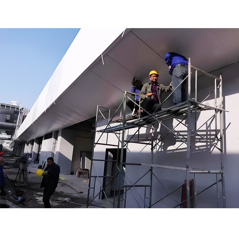 4mm Brushed Aluminium Commercial Kitchen Wall Panels PVDF PE Decoration	Materials