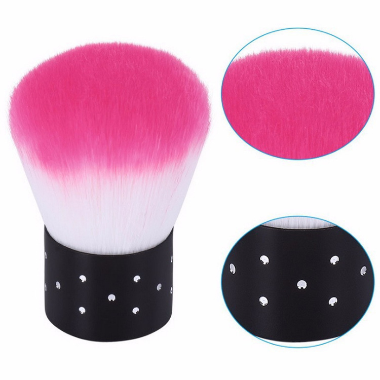 Manicure Tool Nail Dust Powder Brush Portable Dust Leaning Make up Brush for Nail Art Salon