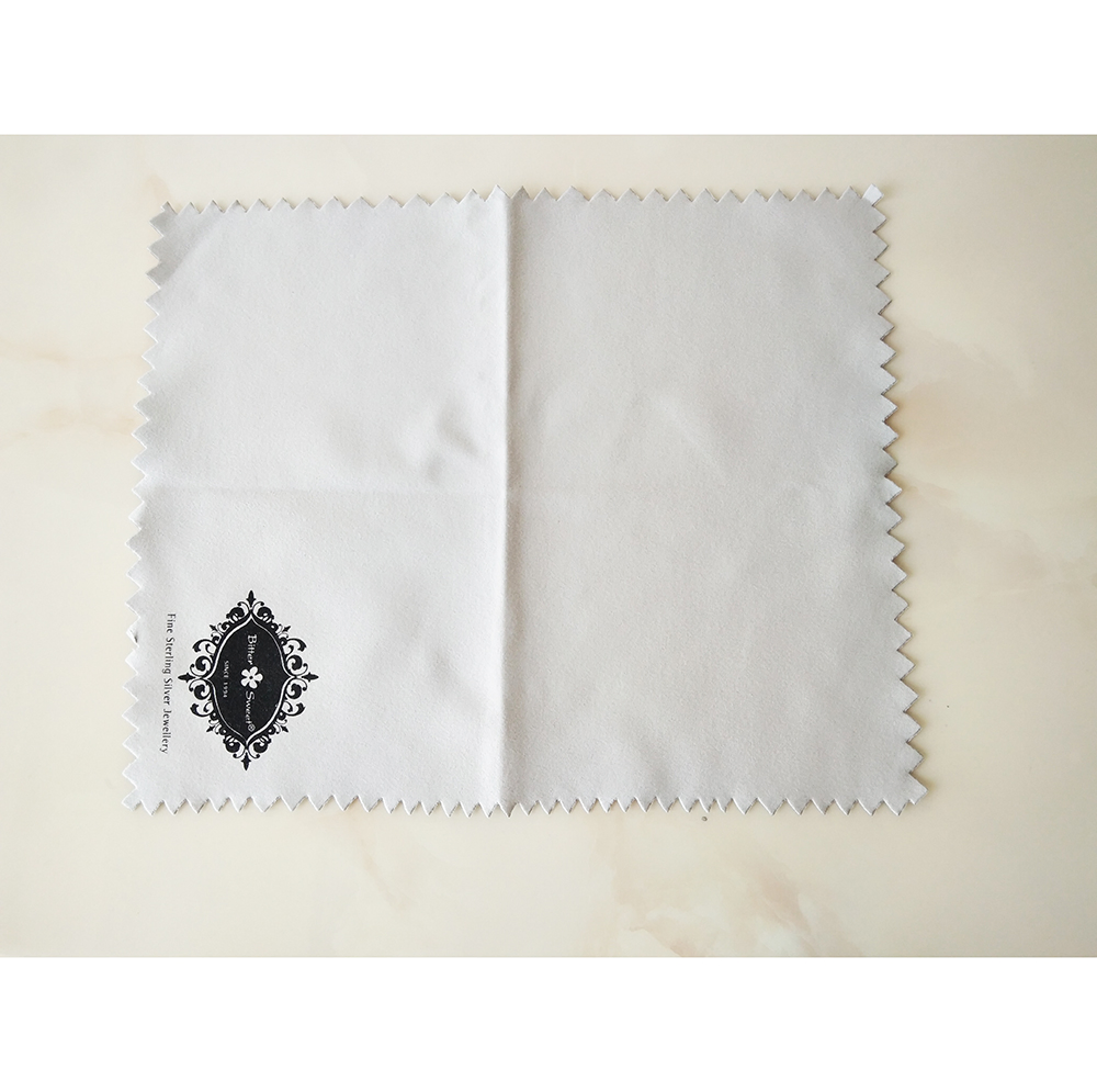 Hot Stamping Purple Microfiber Glass Cloths and Watch Cleaning Cloth