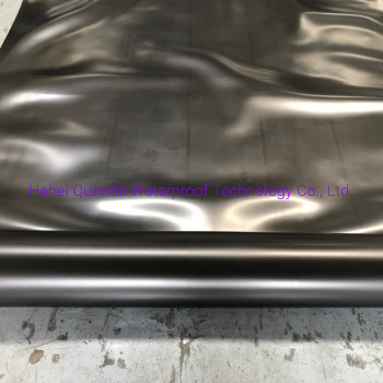 Black EPDM Waterproof Fireproof Tarpaulin Rubber Sheet