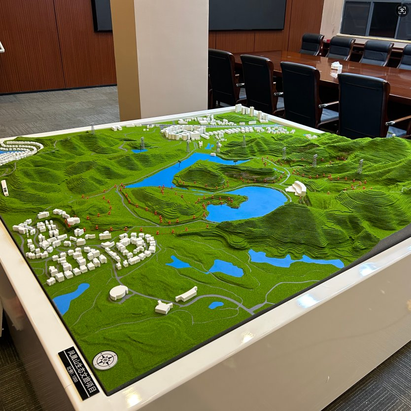 3D Customized Modern City Overall Planning and Landscape Sand Table Model