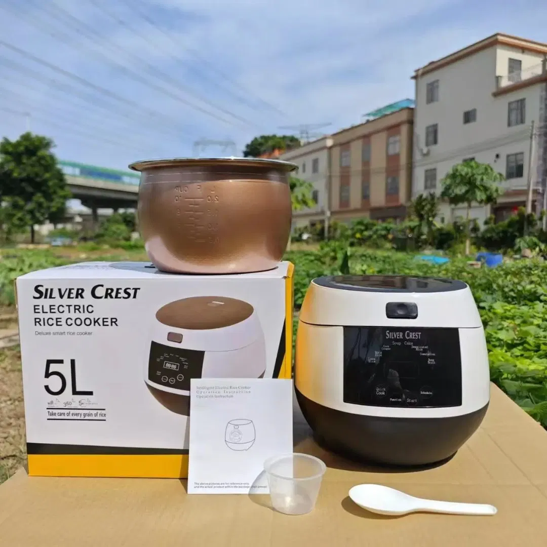 China Factory 5L Smart Rice Cooker Digital Multifunction Rice Cooker Multi Purpose Intelligent electric Rice Cooker Wholesale Price