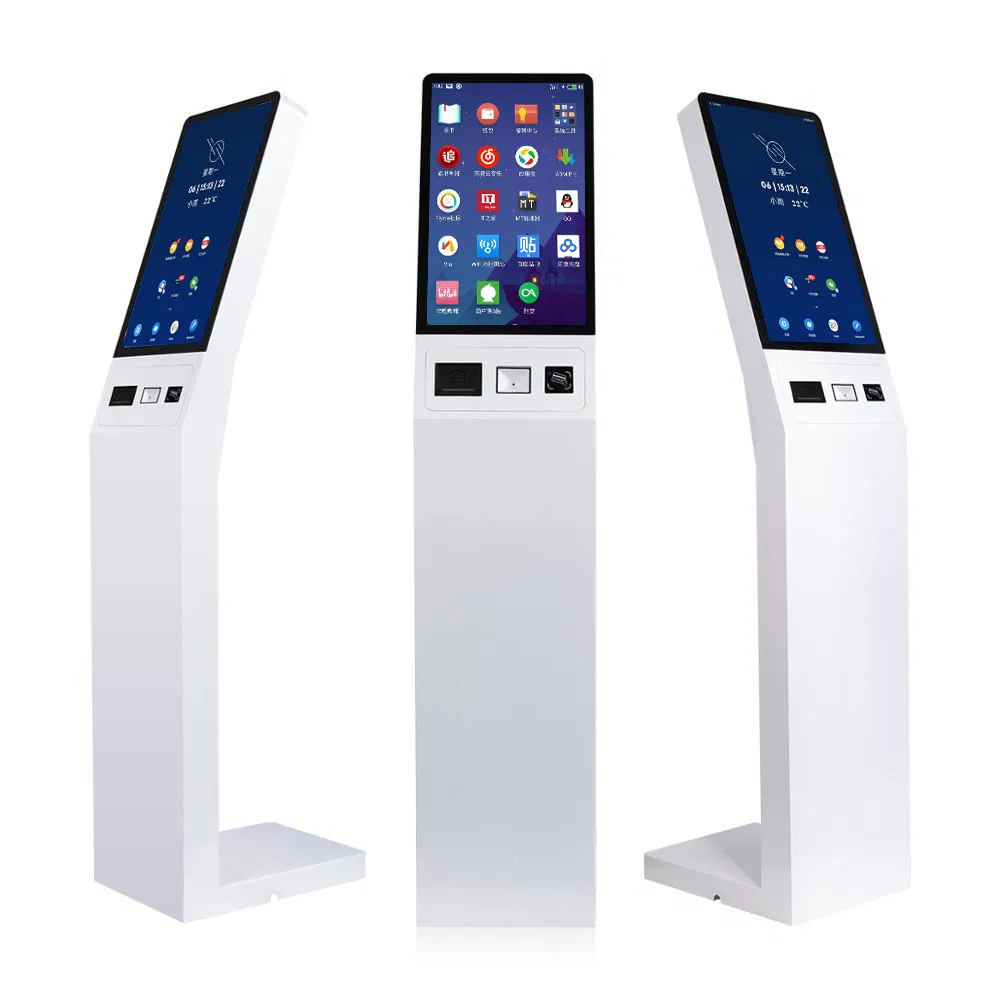 Self Service Payment Kiosk 21.5 Inch Touch Screen Ticket Vending Information Kiosk