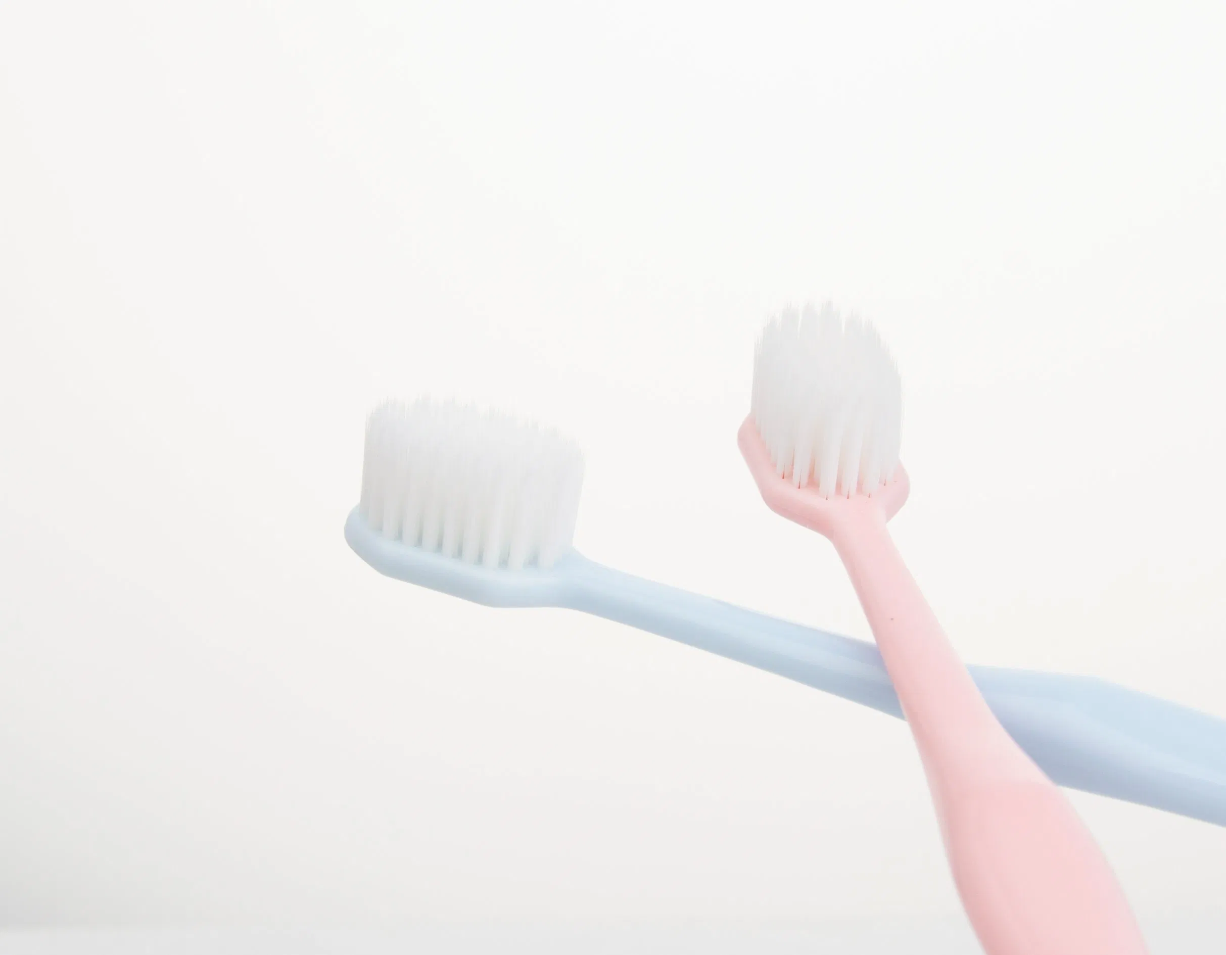 Custom Print Logo OEM Plastic Handle Adult Toothbrush