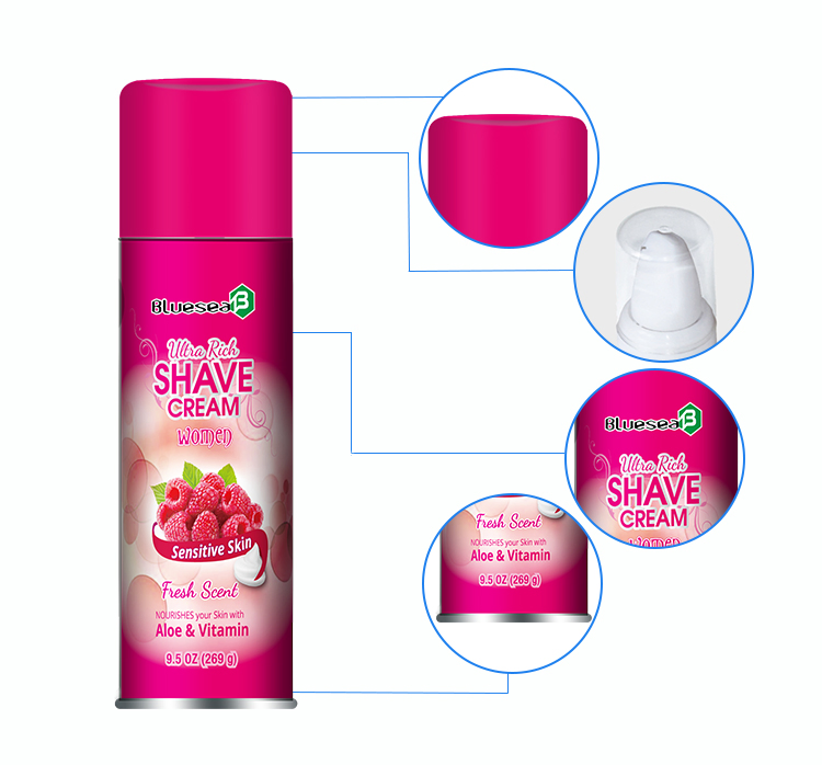 Shaving Gel Female Organic Non-Irritating Shave Cream for Women Shaving Foam