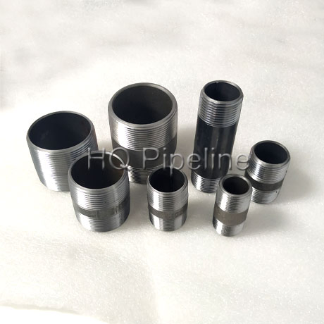 Carbon Steel Galvanized Male NPT Threaded Seamless Long Barrel Pipe Nipple