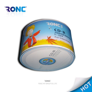 Чистые CD-R диски 700MB 52x, 80 минут