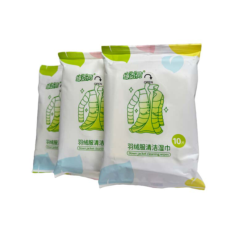 Portable Clean Wet Wipes for Clothes Decontaminantdown Jacket Cleaner Wet Wipes