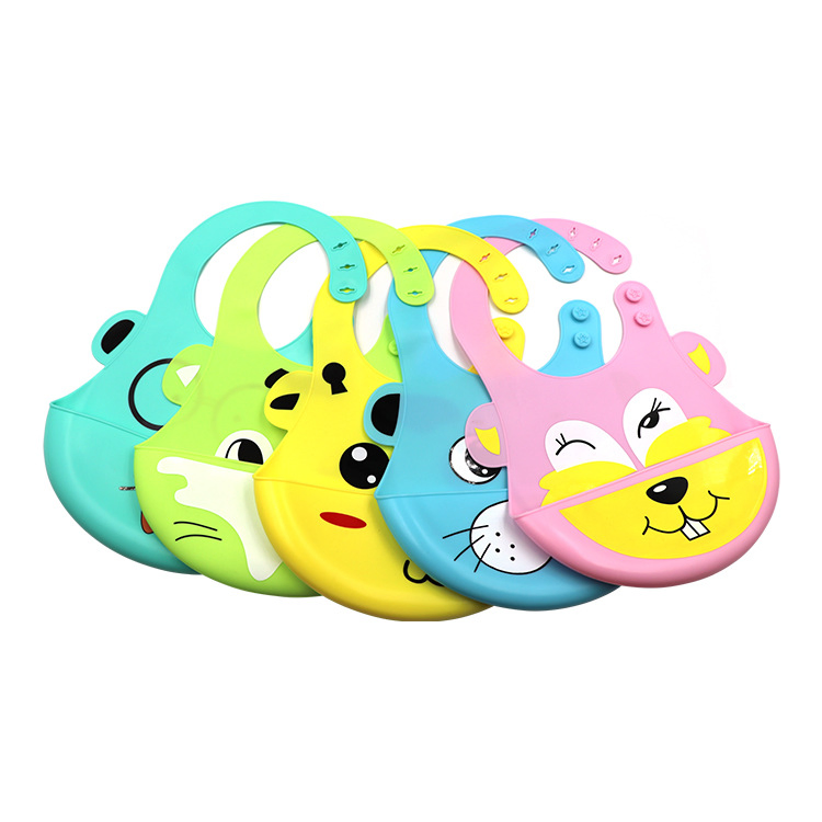 Cute Cartoon Silicone Drool Bag