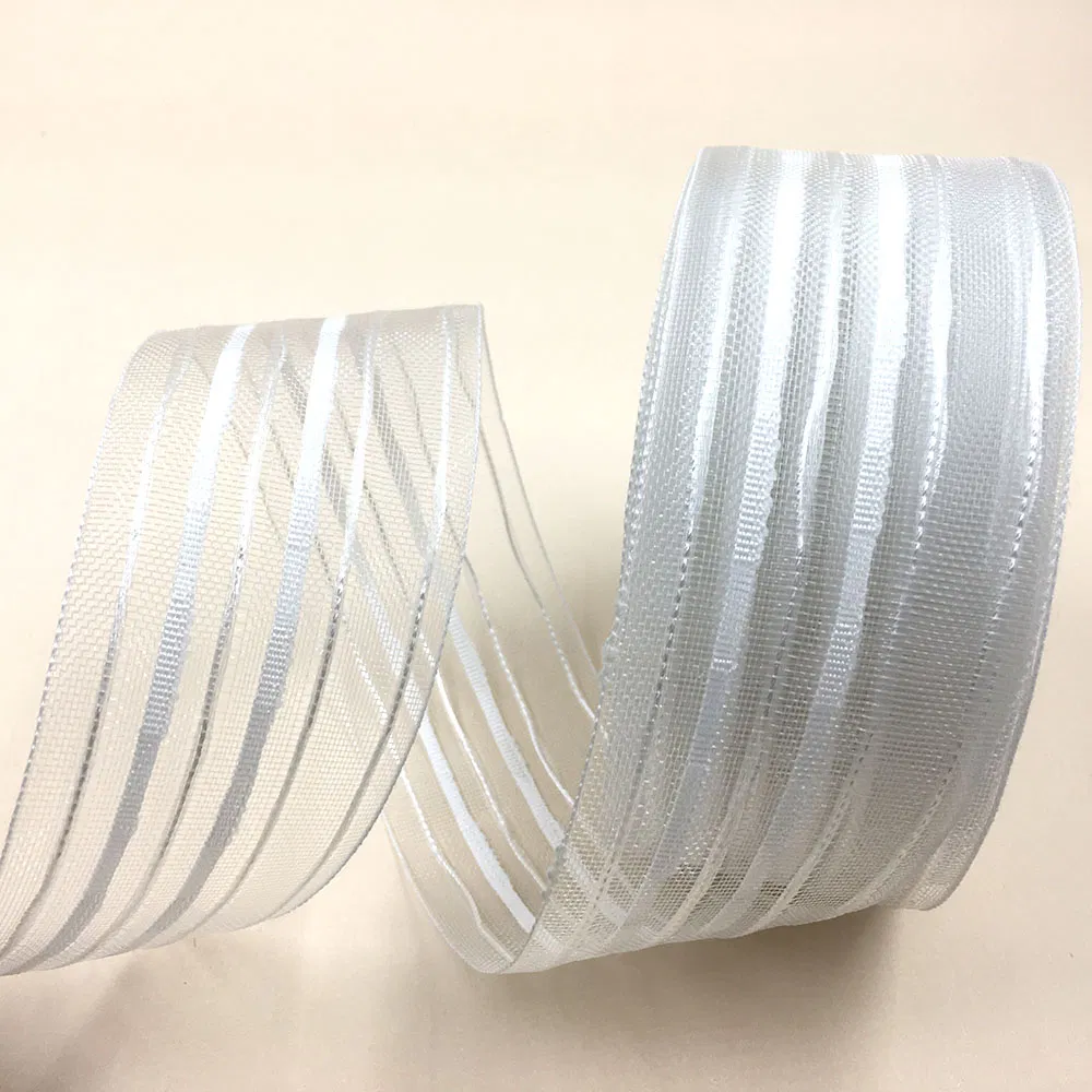 Good Quality White Polyester Nylon Curtain Eyelet Tape