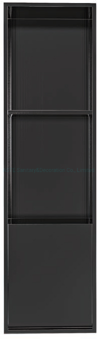 1100× 305× Bathroom 2 Shelf with Board Bath Insert Built in Embedded Stainless Steel Rack Holder Recessed Shower Wall Mounted Niche for Dnb11031