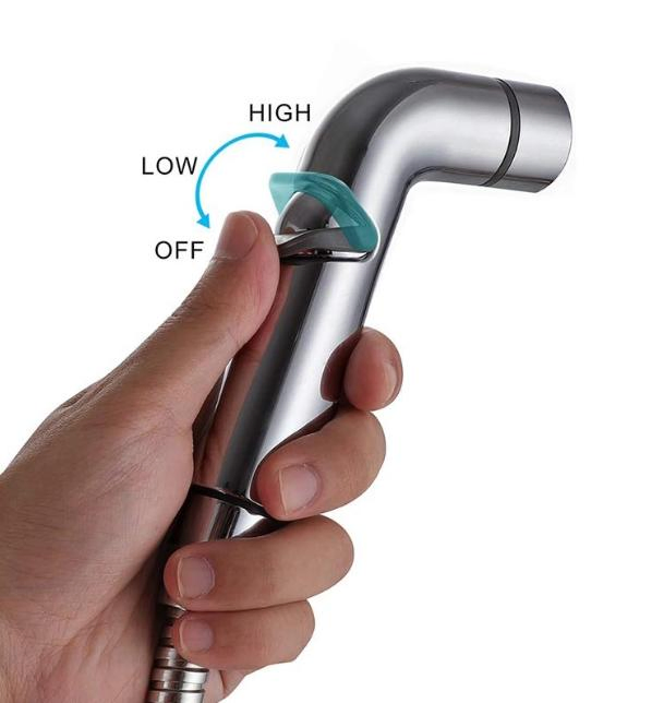 Sanitary Ware Bathroom Accessories Flow Adjustable Bidet Spray Bathroom Toilet Hand Shower Health Faucet Sprayer Shattaf