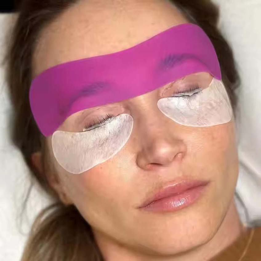 Brow Lift Patches Reusable Ultra Soft Eyebrow Patches Patches Lint Free Lamination Cover Glue Free Eyebrow Pads