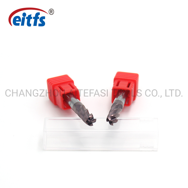 HRC45 HRC55 Carbide Material Corner Radius End Mill Cutters for Steel