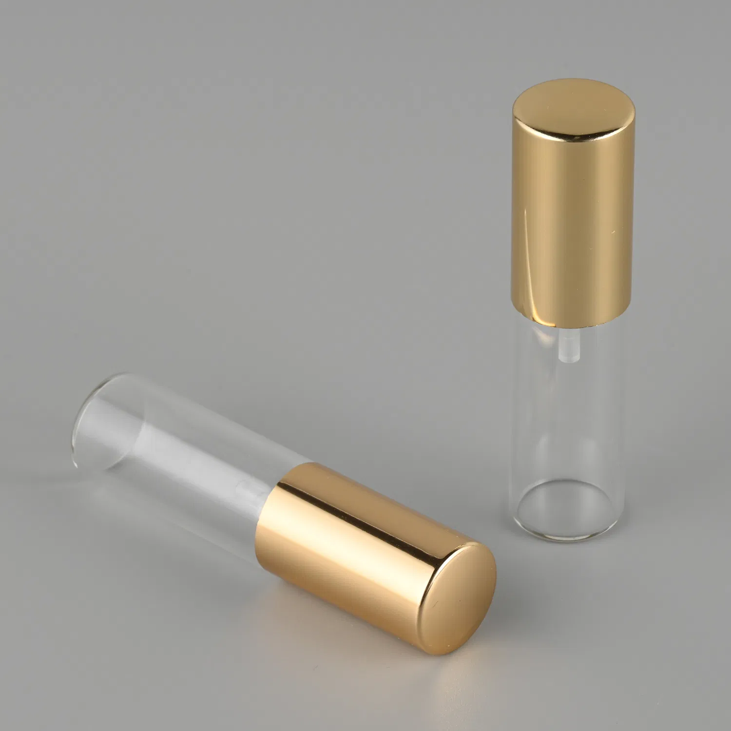 Free Sample Clear Tube Empty Vial 2ml 3ml 5ml 10ml Glass Perfume Spray Bottle