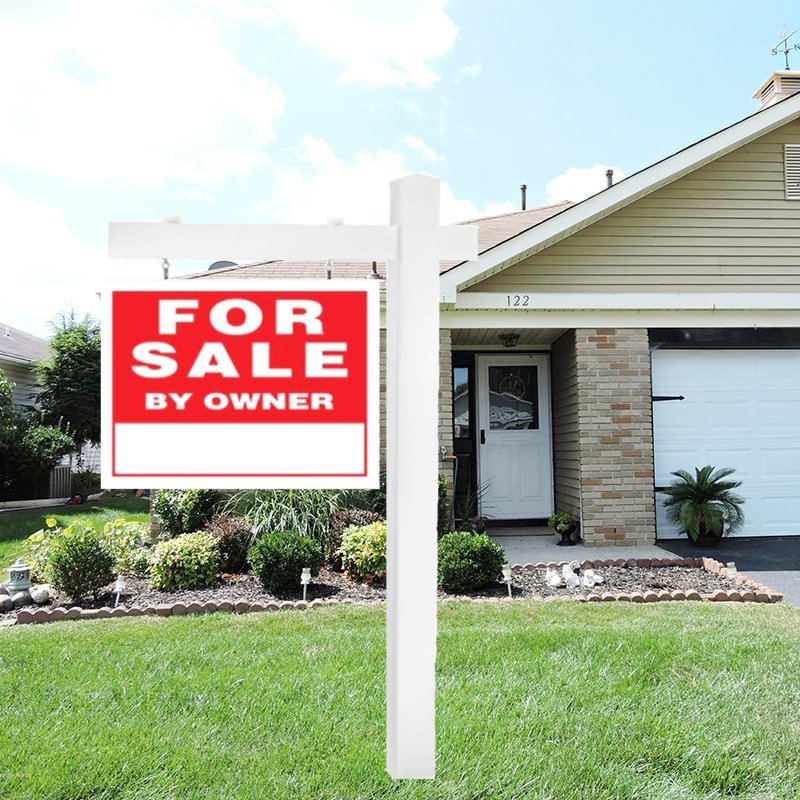 Classical Roadside Advertising Sign Post for Real Estate Vinyl Yard Sign Post