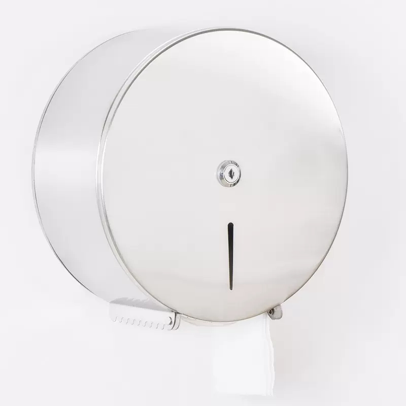 Sleek Satin Matte Jumbo Roll Paper Dispenser for Walls