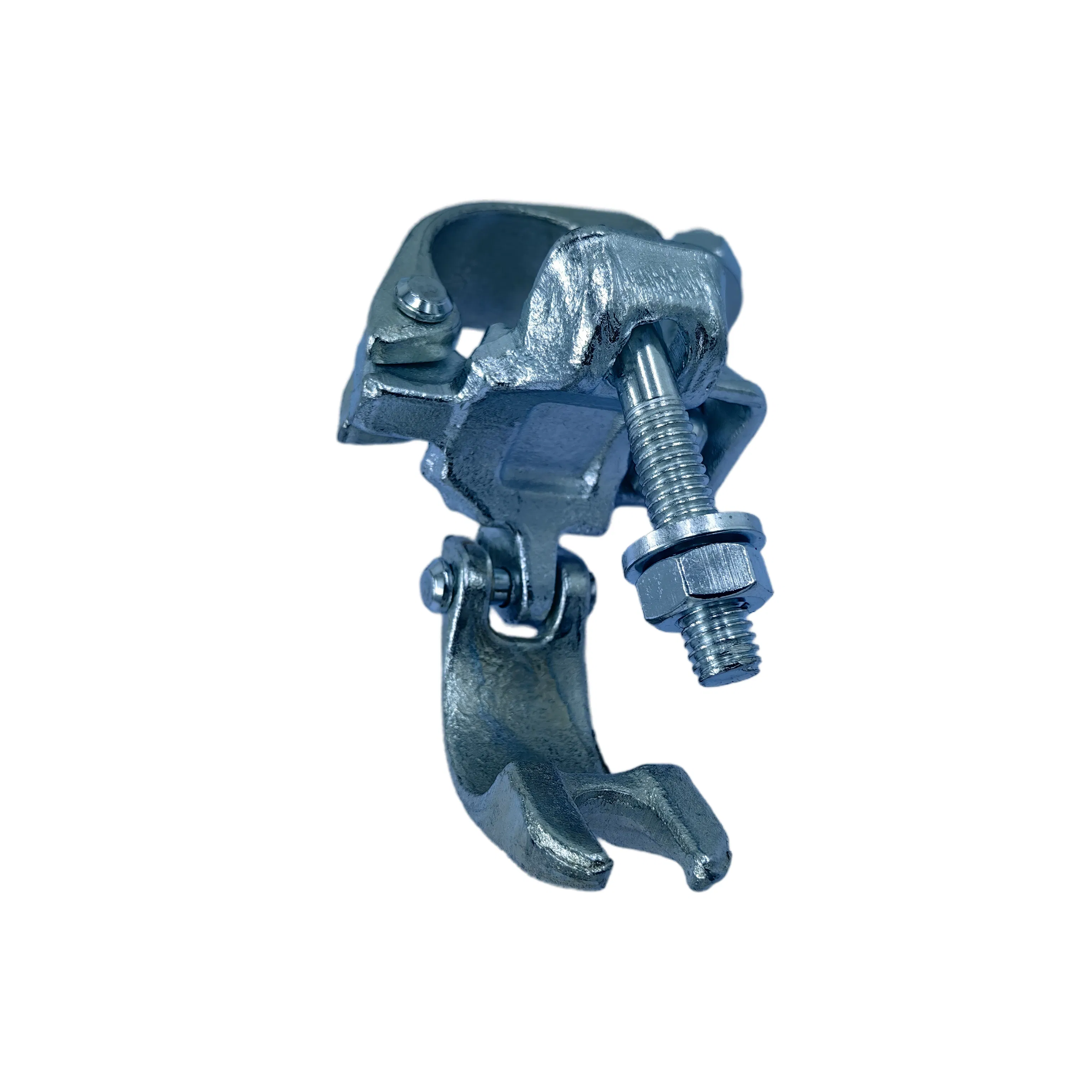 Yellow/White Zinc Plate Heavy-Duty Pipe Coupler for Secure Joint Assembly