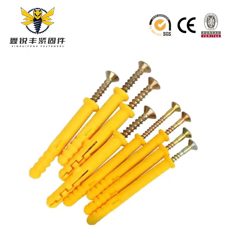 China Expansion Plug Fixed Foot Nylon Plastic Bolt Frame Fixed Wall