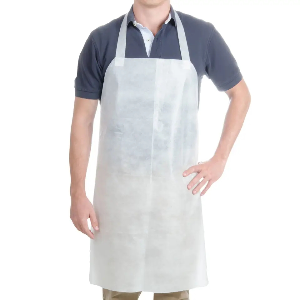 Disposable Non-Woven Protective Apron for Household Kitchen Cleaning Safety Product