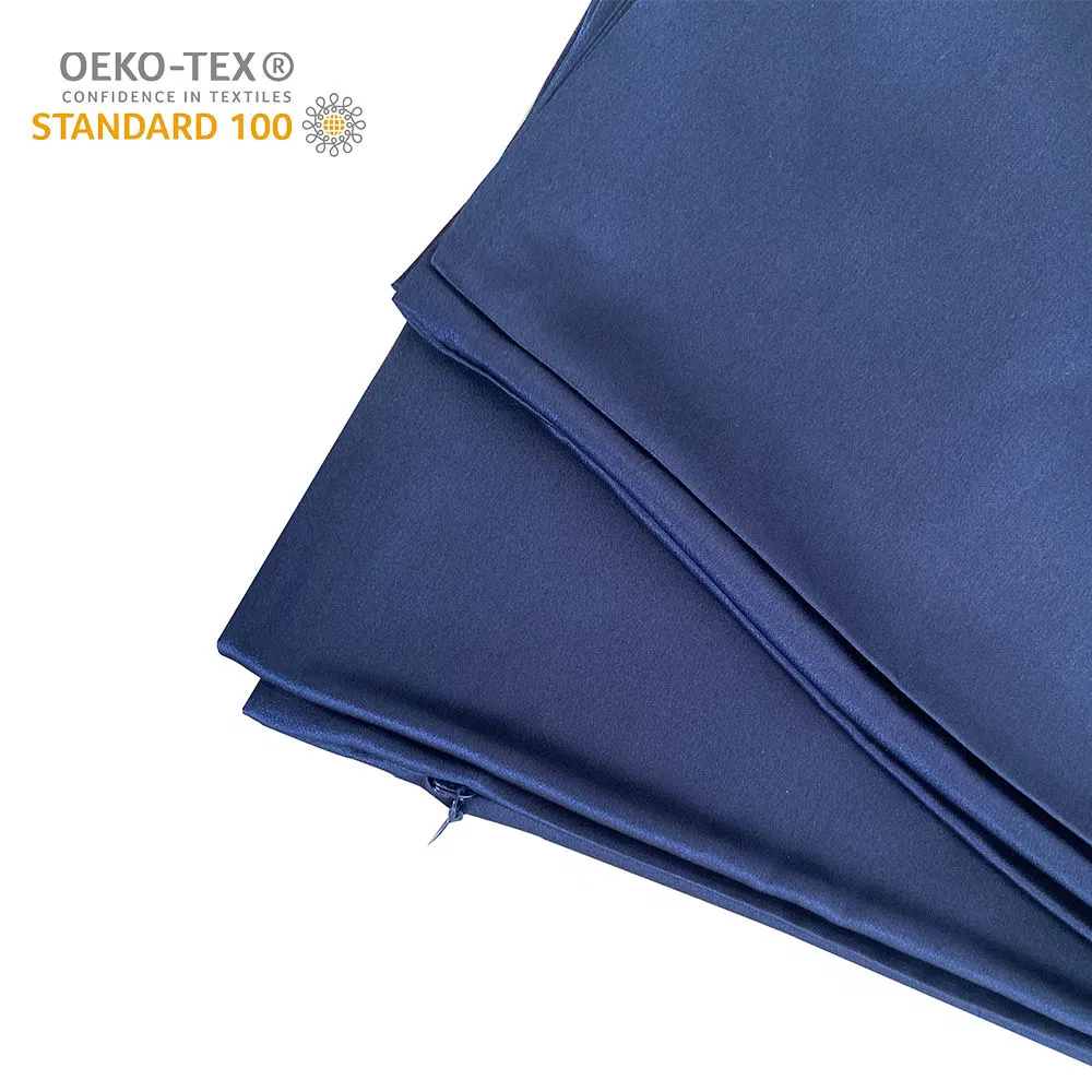 Wholesale Custom Logo Printing 19mm 22mm 100% Pure Silk Pillowcase Gift Set Silk Pillow Case