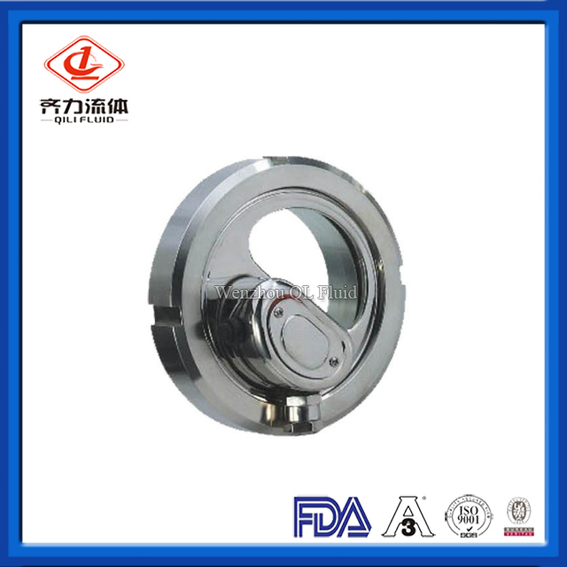 Stainless Steel Flange Type Sight Glass with Light