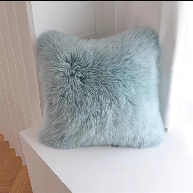 Fake Fur Cushion of Gift Sofa Cover Baby Pillowcase Travel Sleeping Mat
