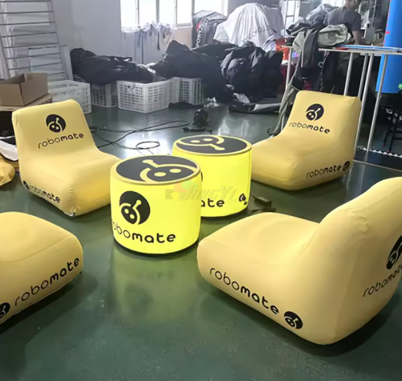 Personalized Inflatable Seating Promotion Advertising Inflatable Furniture Outdoor Event Air Round Sofa Branding Chair