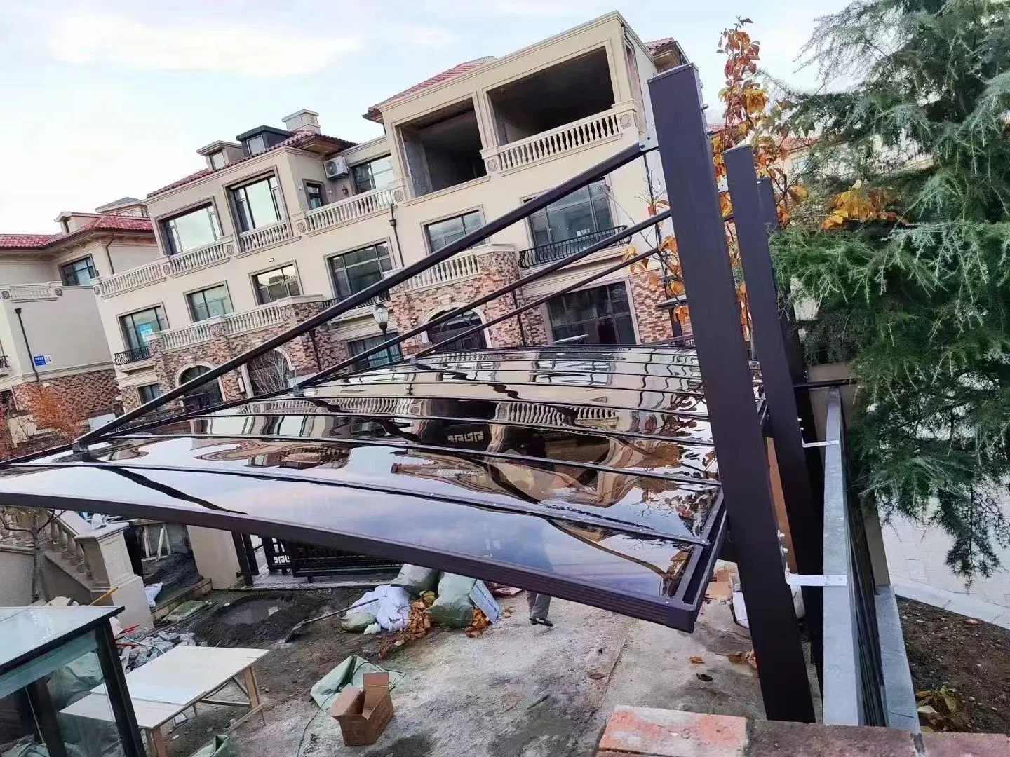 Customize Garden Parking Lot Easy Use Carport for Car Aluminum Parking Tent Carport Canopy Factory