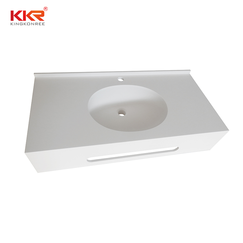 36 Inch Marble Top Stone Bathroom Vanity Top with Sink