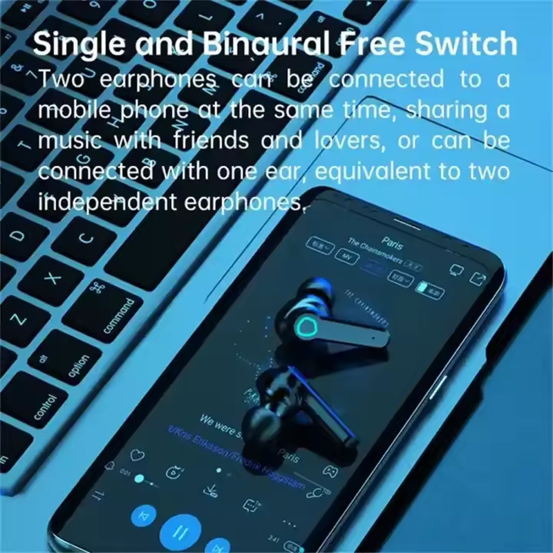 Беспроводные наушники M19 Bluetooth 5.3 с шумоподавлением