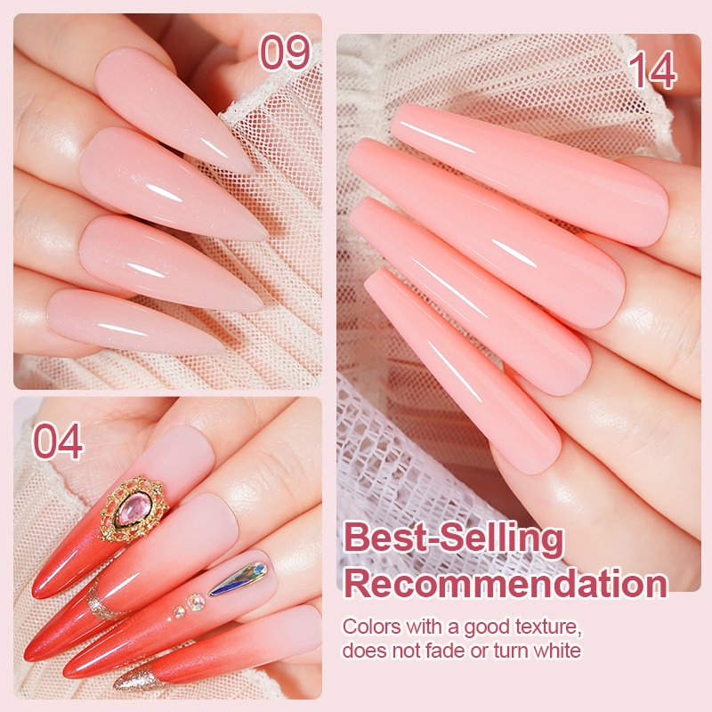 R S Nail Trending Product 24 Colors Gel Builder 15g Hard Gel Builder Nail Extension UV LED Hema Free Hard Gel for Acrylic Nails