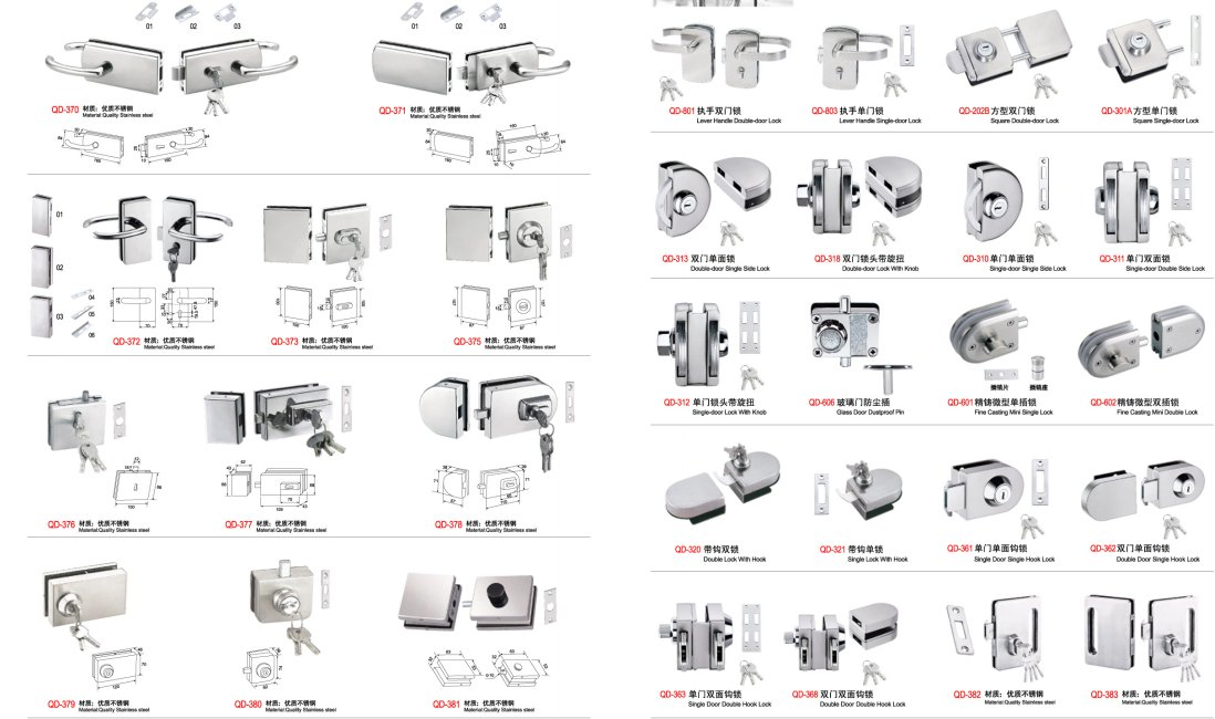D Type 304, 316 Stainless Steel Glass Clamp (GC03.02/04)